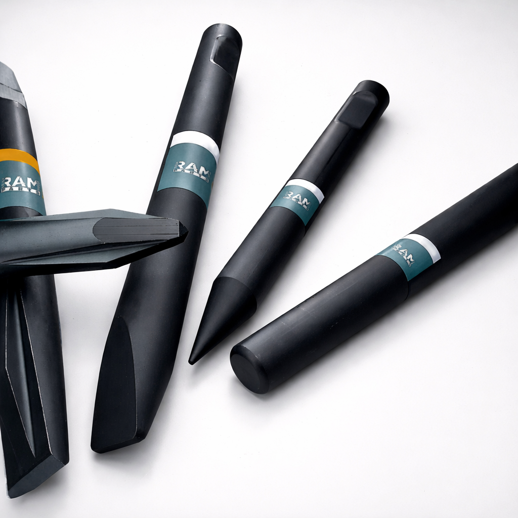 Bin Shehab | Hydraulic Breaker Spares (RAM PARTS) Working tools (chisels)